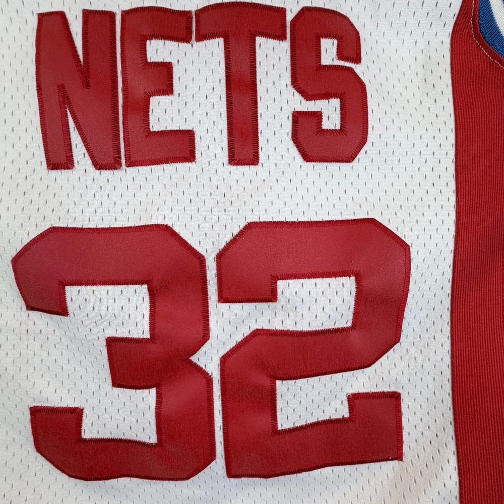 Champion‎ Europe Julius Erving 32 New York Nets Hardwood Classics Jersey XL NBA - Picture 3 of 10